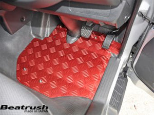 LAILE BEATRUSH FLOOR PANEL DRIVER AND PASSENGER SET RED For HIACE VAN TRH200V S71800FPSR