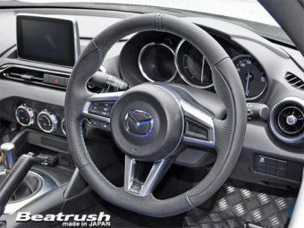 LAILE BEATRUSH SPORTS STEERING WHEEL CENTER MARK YELLOW For ROADSTER RF NDERC S75086SS2