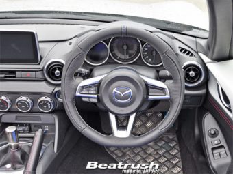 LAILE BEATRUSH SPORTS STEERING WHEEL CENTER MARK BLUE For ROADSTER RF NDERC S75086SS1
