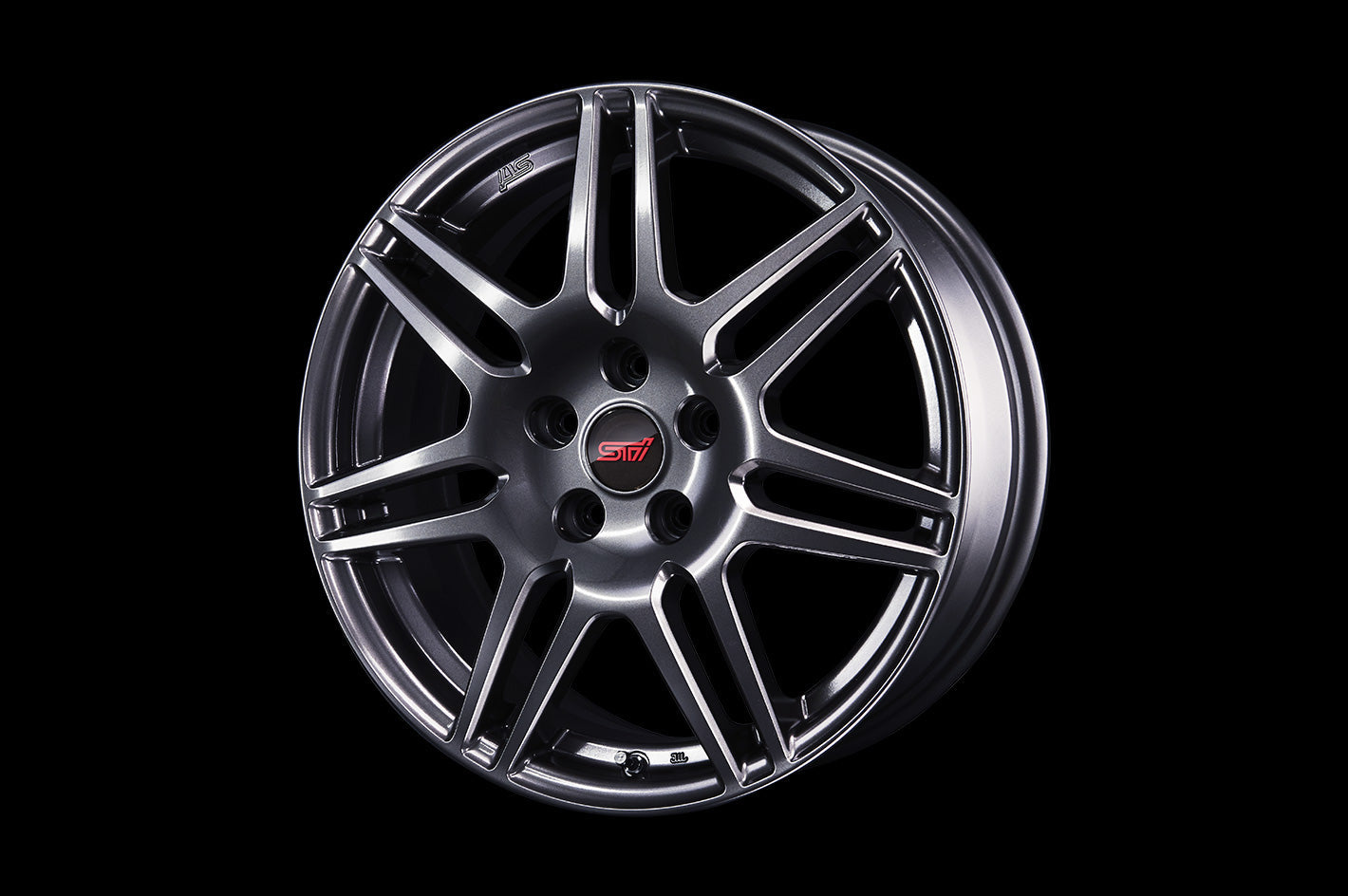 STI WHEEL BLACK 17×7.0J 48 114.3X5 FOR SUBARU FORESTER SK  SG217SJ021