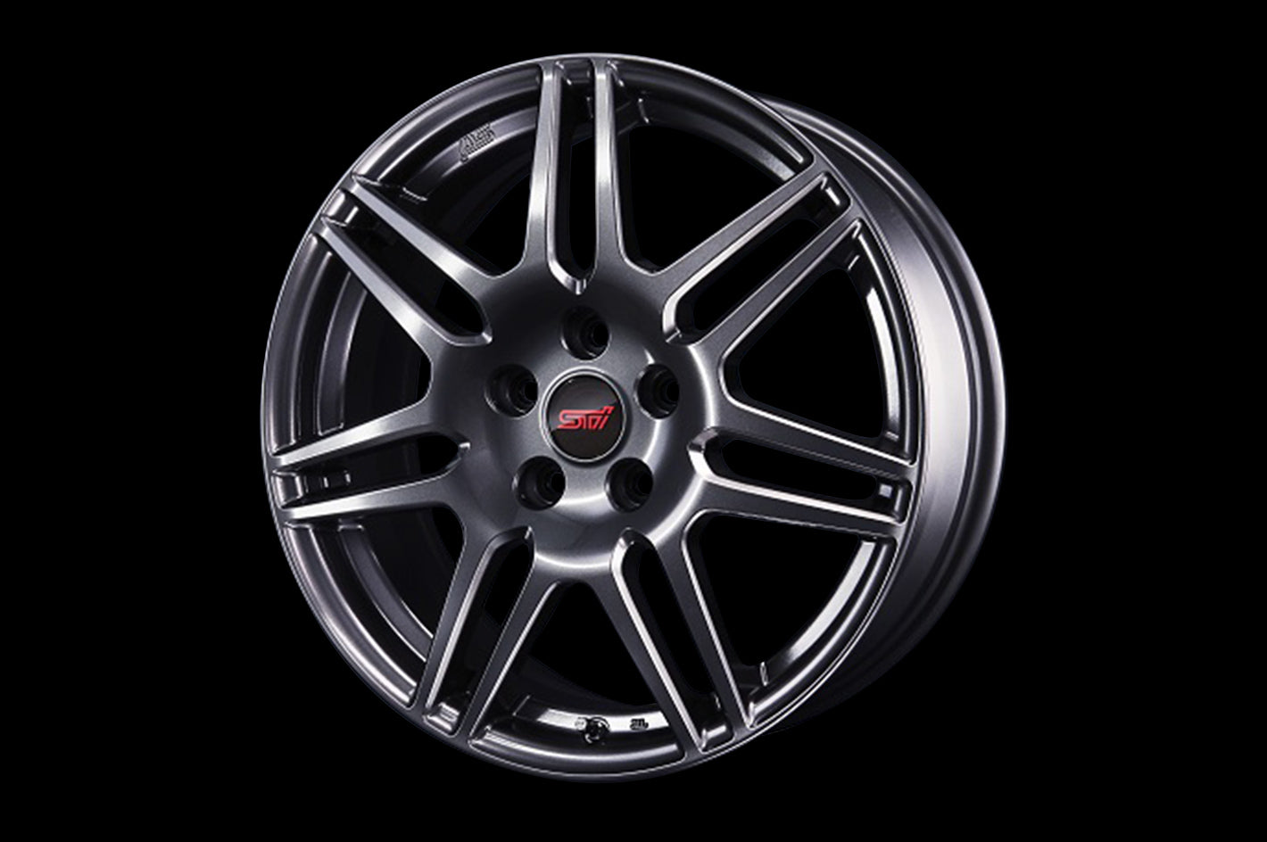 STI WHEEL SILVER 18×7.0J 48 114.3x5 FOR SUBARU FORESTER SK SG217SJ000