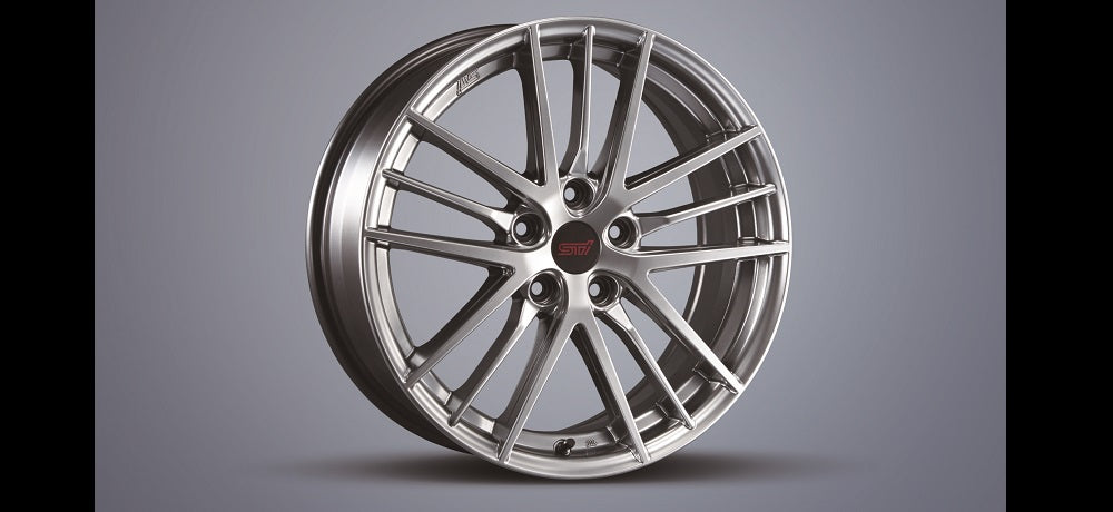 STI WHEEL 18x7.5J 55 5-114.3 SILVER For SUBARU LEVORG VN SG217VC000