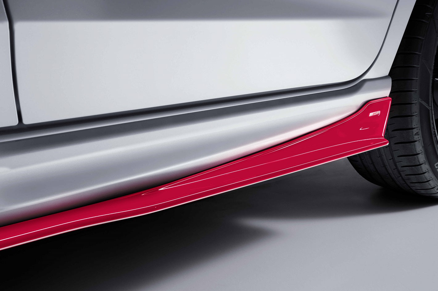 STI SIDE UNDER SPOILER CHERRY RED FOR SUBARU IMPREZA 5DOOR GU SG517FN110