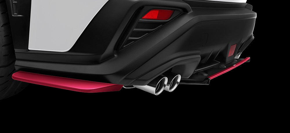 STI REAR SIDE UNDER SPOILER CHERRY RED FOR WRX S4(VB) SG517VC220