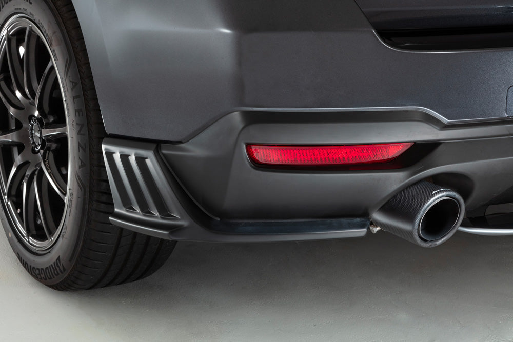 DAMD REAR SIDE EXTENSION MATT BLACK PAINT FOR SUBARU FORESTER DBA-SJG DBA-SJ5 DAMD-00110