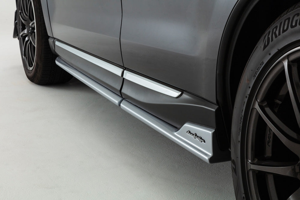 DAMD SIDE EXTENSION ICE SILVER METALLIC FOR SUBARU FORESTER DBA-SJG DBA-SJ5 DAMD-00108