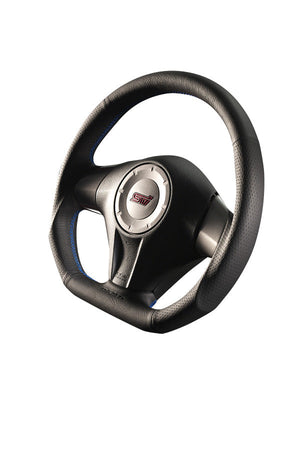 DAMD STEERING WHEEL  For SUBARU FORESTER SG (C ~ F) 03/11 ~ 07/1 SS358-D-F Black stitch