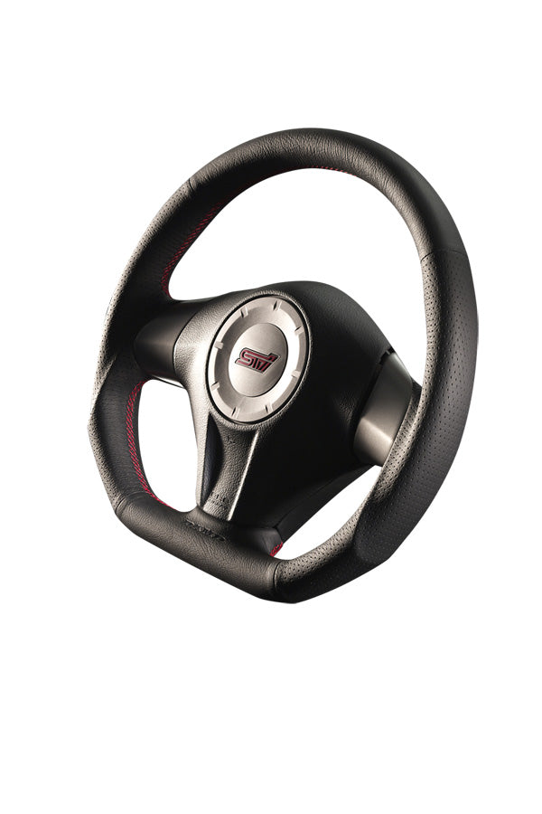 DAMD STEERING WHEEL  For SUBARU FORESTER SH (A ~) 07/12 ~ SS358-D-L Red Stitch