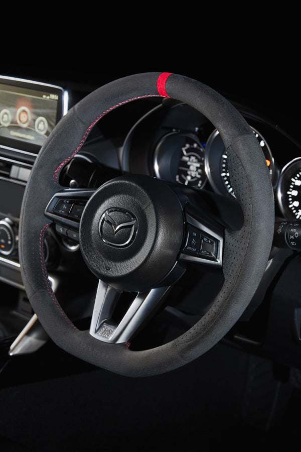 DAMD SPORTS STEERING WHEEL ULTRA SUEDE TYPE FOR MAZDA ND ROADSTER SS358-M-SUEDE