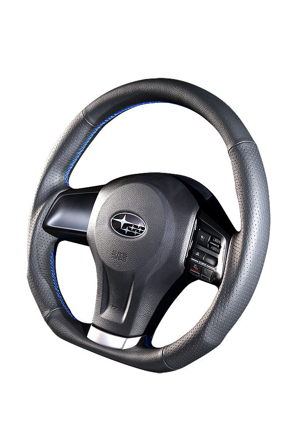 DAMD STEERING WHEEL  For SUBARU XV GJ GP (A ~ D) 11/12 ~ SS360-D Blue Stitch