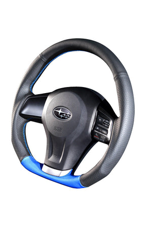 DAMD STEERING WHEEL  For SUBARU IMPREZA GJ GP (A ~ D) 11/12 ~ SS360-D BLUE FORMULA