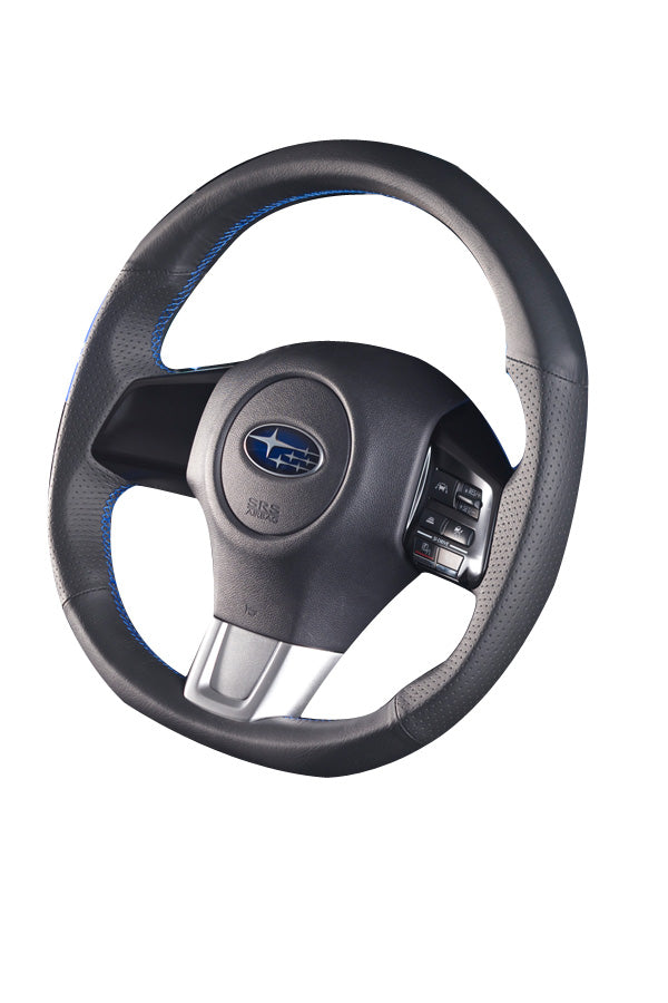 DAMD STEERING WHEEL  For SUBARU WRX S4 / STI VAB VAG (A~) 14/8~ SS360-RX Blue Stitch