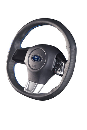 DAMD STEERING WHEEL  For SUBARU WRX S4 / STI VAB VAG (A~) 14/8~ SS360-RX Blue Stitch