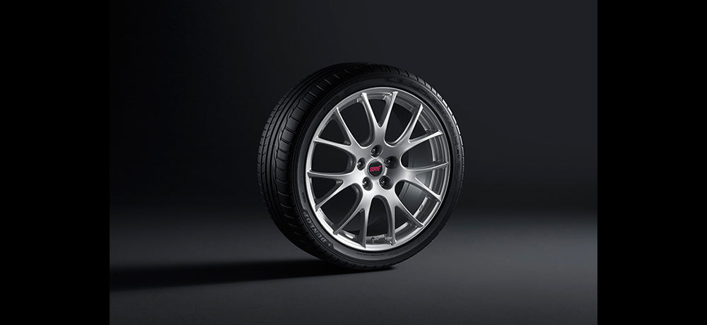 STI WHEEL SET 19 BBS DARK SILVER 19x8.5J+53 FOR WRX S4(VB) ST28100ZR570