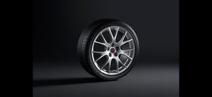 STI WHEEL SET 19 BBS BLACK 19x8.5J+53 FOR WRX S4(VB) ST28100ZR560