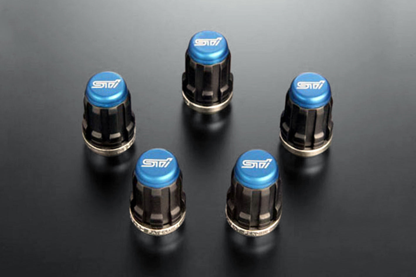 STI WHEEL NUT SET BLUE FOR SUBARU FORESTER SK ST28170ST000