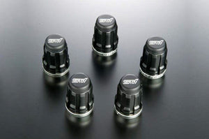 STI WHEEL NUT SET BLACK FOR SUBARU FORESTER SK ST28170ST020