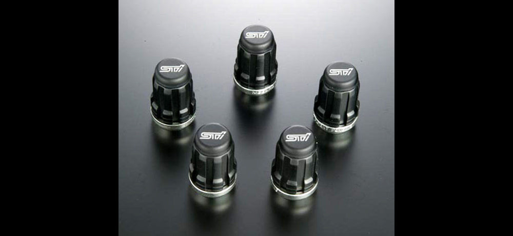 STI WHEEL NUT SET (BLACK)  For IMPREZA 4DooR (GV) ST28170ST020