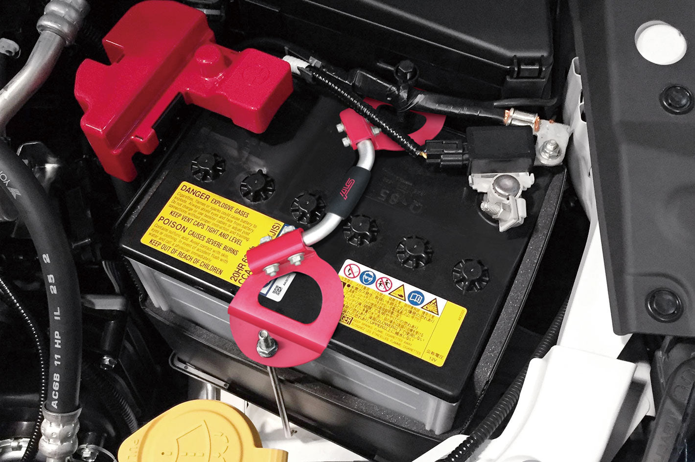 STI BATTERY HOLDER FOR SUBARU IMPREZA 5DOOR GU ST82182ST000