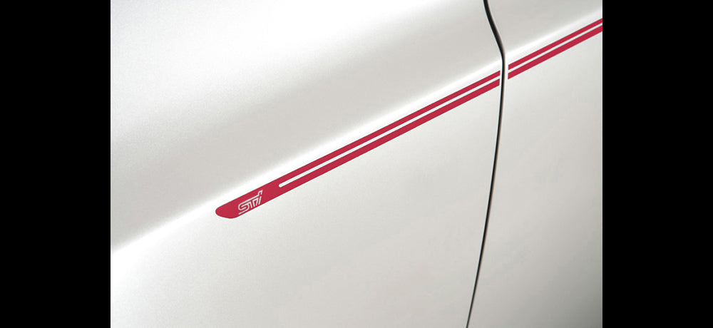 STI PIN STRIPE SET (CHERRY RED)  For WRX S4 (VA) ST91042ST040