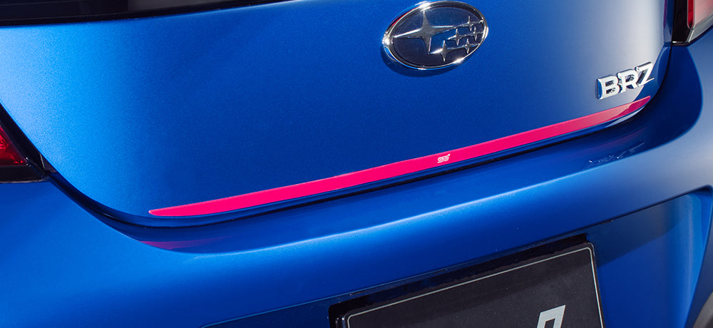 STI TRUNK LID GARNISH CHERRY RED FOR SUBARU BRZ ZD8 ST91042Z2000