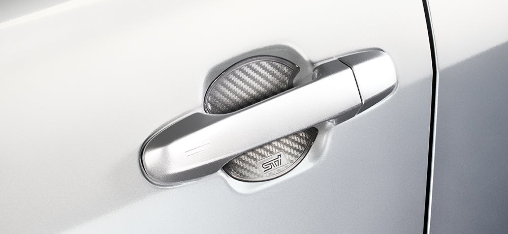 STI DOOR HANDLE PROTECTOR SILVER FOR SUBARU WRX STI VA ST91099ST100