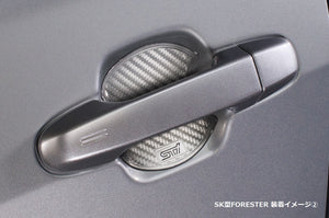 STI DOOR HANDLE PROTECTOR SILVER FOR SUBARU LAYBACK VN ST91099ST150