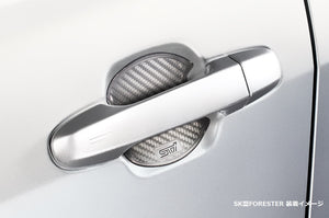 STI DOOR HANDLE PROTECTOR SILVER FOR SUBARU LAYBACK VN ST91099ST150