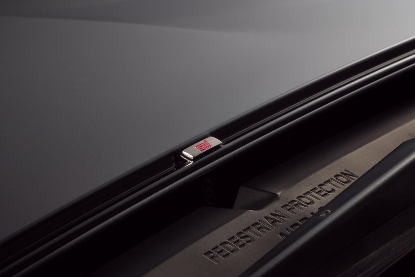 STI HOOD GURNEY FLAP BLACK FOR SUBARU LEVORG VN ST96010V2000