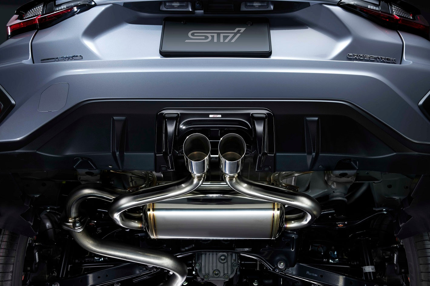 STI PERFORMANCE MUFFLER EXHAUST AND GARNISH FOR SUBARU CROSSTREK GU CROSSTREK STPKG40G2000