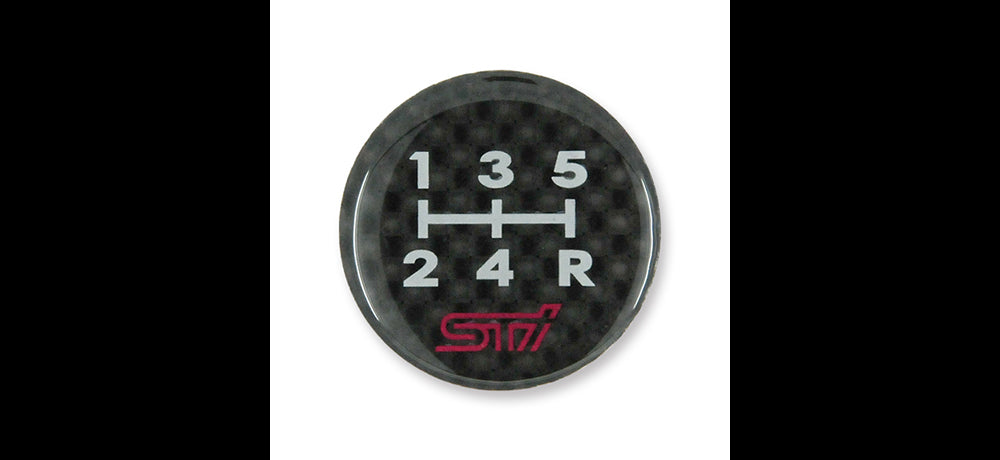 STI SHIFT PATTERN EMBLEM 5MT  For IMPREZA 4DooR (GD) STSG13100810