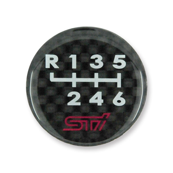 STI SHIFT PATTERN EMBLEM 6MT  For STSG13100820