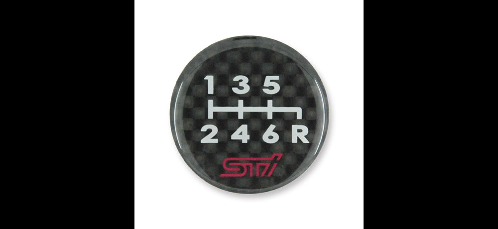 STI SHIFT PATTERN EMBLEM 6MT  For IMPREZA 4DooR (GD) STSG13100830