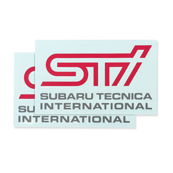 STI STICKER B (CHERRY RED) STSG14100291