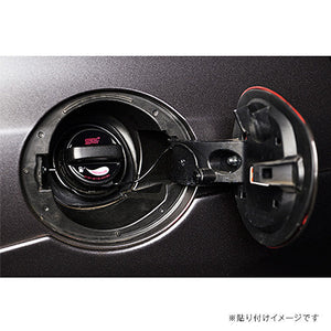 STI FUEL CAP STICKER FOR HIGH OCTANE GASOLINE VEHICLES -SILVER STSG18100630