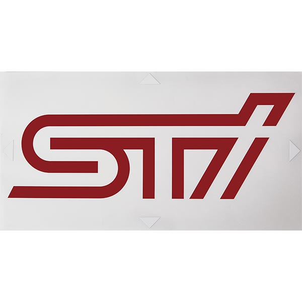 STI STI DECAL D (CHERRY RED) CHERRY RED For STSG19100930
