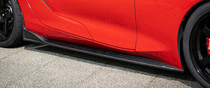 MAX ORIDO SIDE STEP BLACK FOR TOYOTA SUPRA 3BA DB02 82 22 49 	SUP-SID-MB - Black Hawk Japan