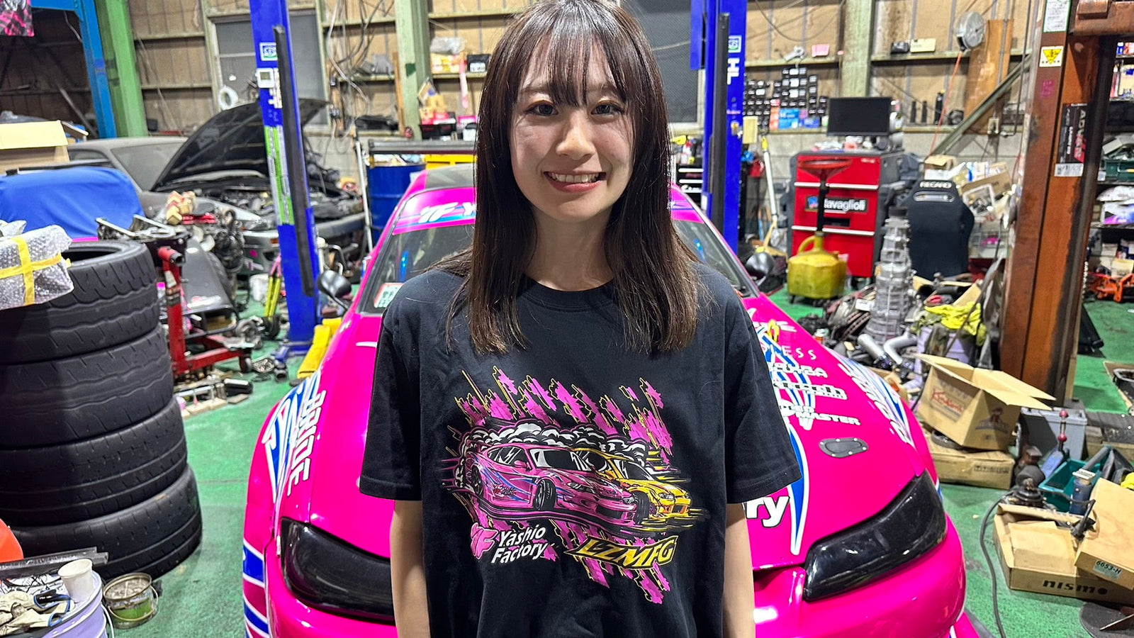 YASHIO FACTORY X LZMFG COLLABORATION T-SHIRT 2023 S YASHIO-FACTORY-00092