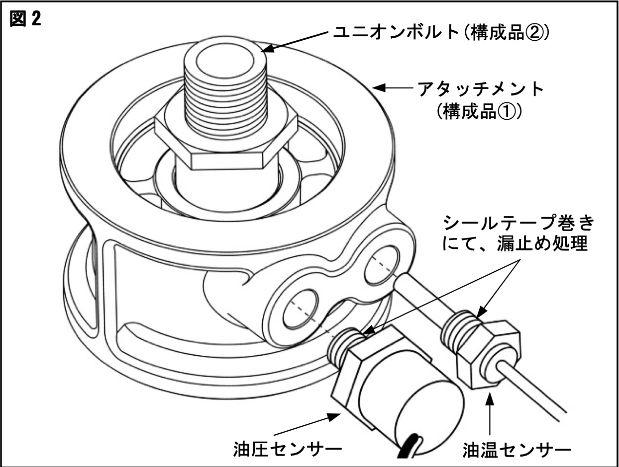 TRD Sensor attachment for oil temperature and pressure For 86 (ZN6) MS131-18001