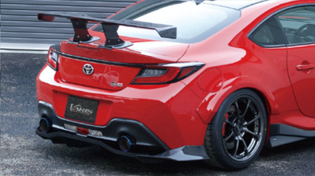 VARIS ARISING-1 REAR DIFFUSER, SHROUD SET HALF CARBON FOR TOYOTA GR86 ZN8 SUBARU BRZ ZD8 FA24 VATO-125