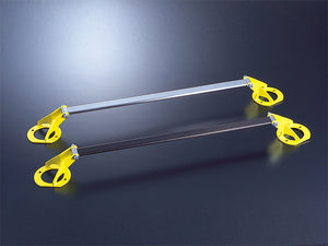 D-SPORT STRUT TOWER BRIDGE STRUT TOWER BAR ALUMINIUM-CARBON OVAL FOR DAIHATSU MIRA E S LA300S LA310S 55137-B180