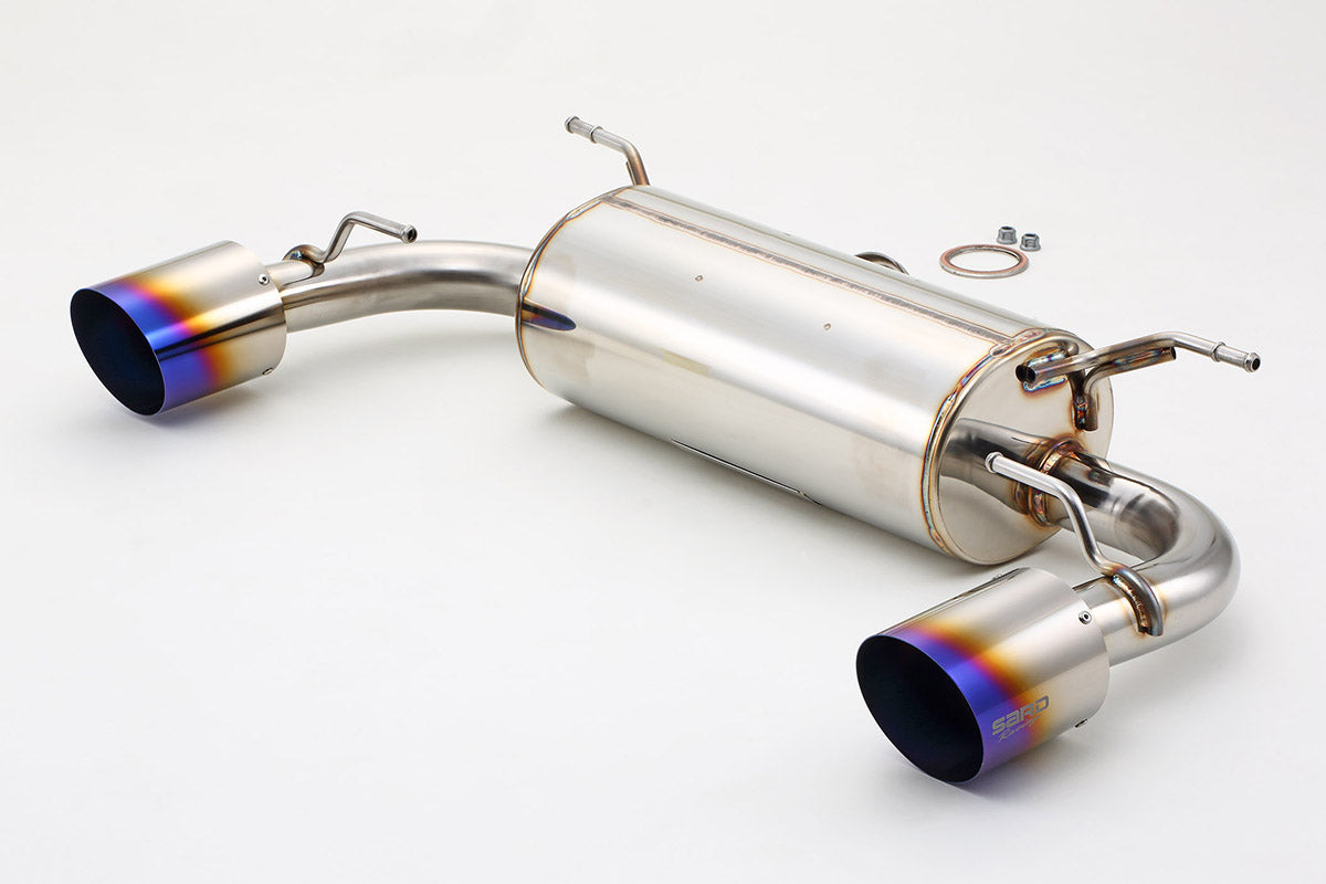 SARD SU-Z STAINLESS MUFFLER TYPE II WITH CENTER PIPE FOR TOYOTA GR86 ZN8 SUBARU BRZ ZD8 23117