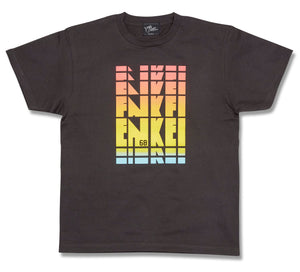 ENKEI SUNSET GRADATION TEE S BLACK T-SHIRT ENKEI-01704