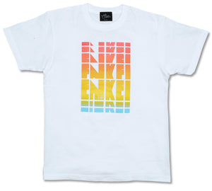 ENKEI SUNSET GRADATION TEE M WHITE T-SHIRT ENKEI-01709