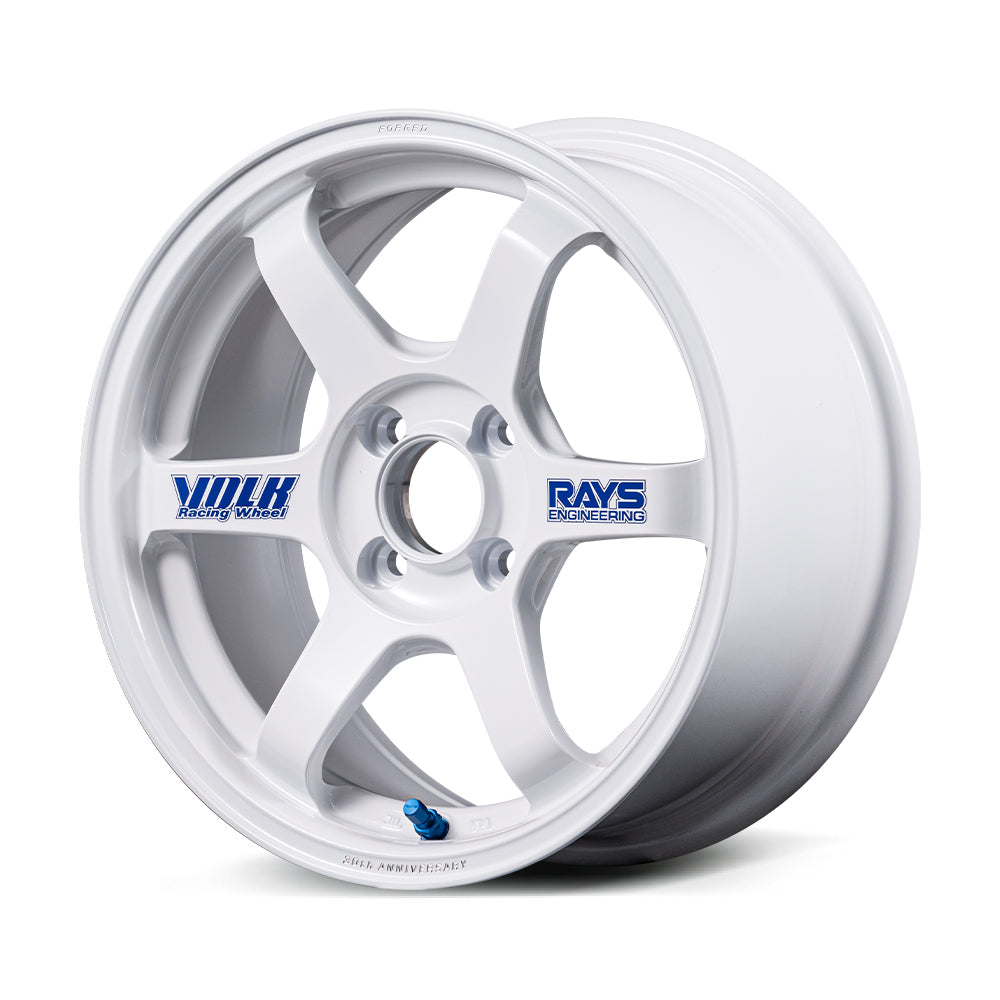 RAYS VOLK RACING TE37 SONIC 30TH STICKER VER. 16X6J 43 4X100 WHITE (WH) 02376604392WH