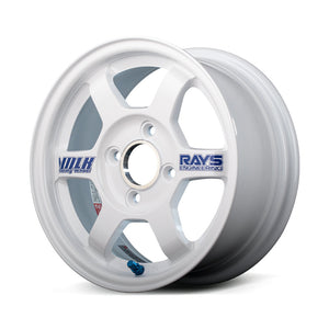 RAYS VOLK RACING TE37 13X6J +38 4X100 WHITE (WH) 05313603882FH