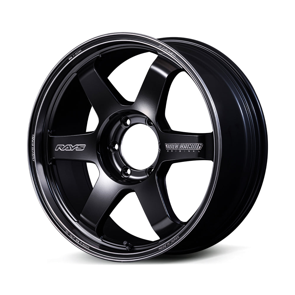 RAYS VOLK RACING TE37 ULTRA LARGE P.C.D. BLACK SHADOW LTD. 20X8.5J +45 6X139.7 MATTE TRANSLUCENT BLACK (PH) 02210854516PH