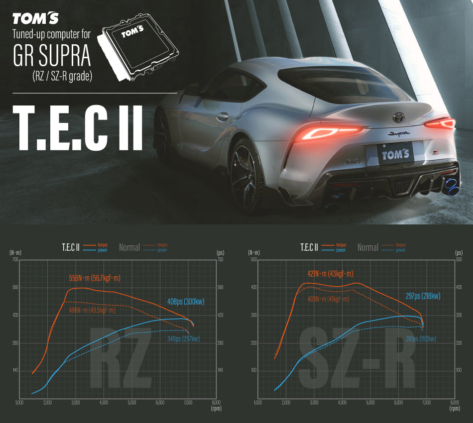TOMS TUNING COMPUTERS T.E.C II FOR TOYOTA SUPRA DB42 89600-TDB42
