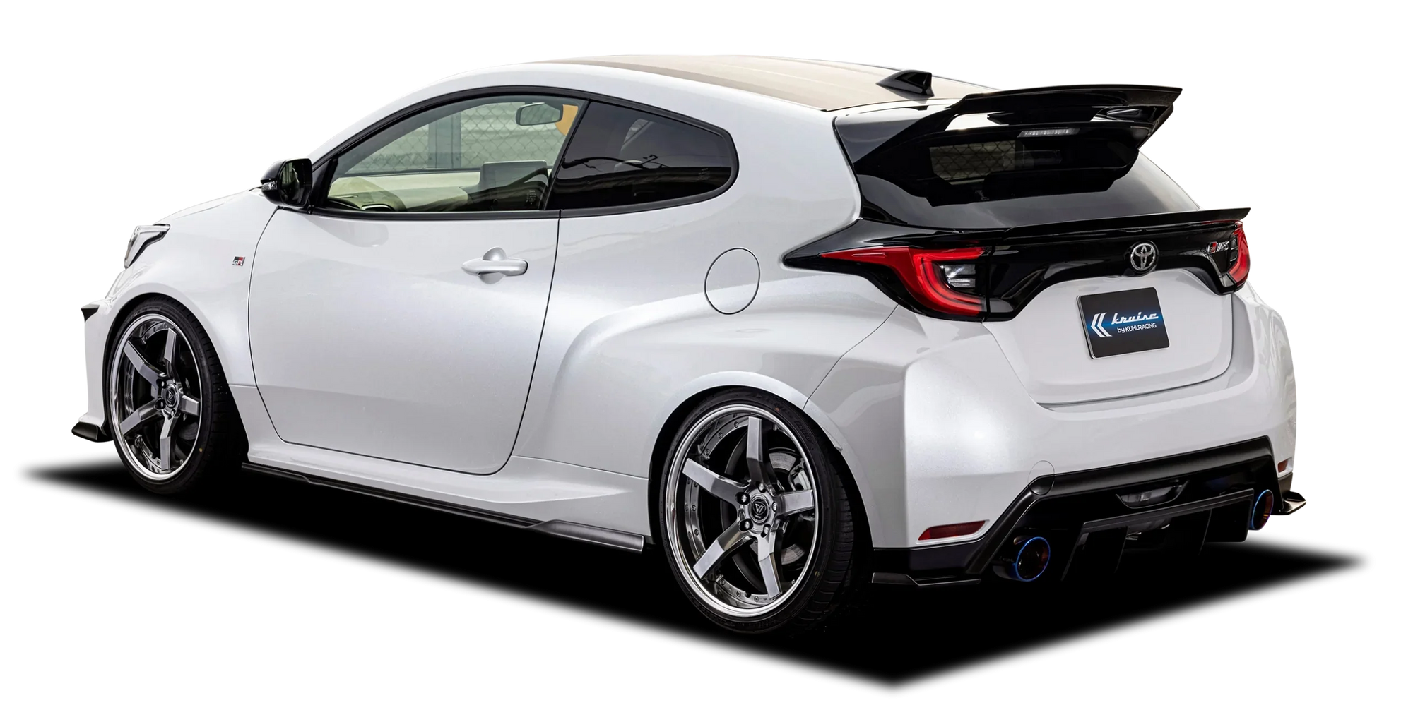 KUHL RACING KRUISE KR-GRYRR REAR HALF SPOILER FRP UNPAINTED FOR TOYOTA GR YARIS GXPA16 KUHL-00014