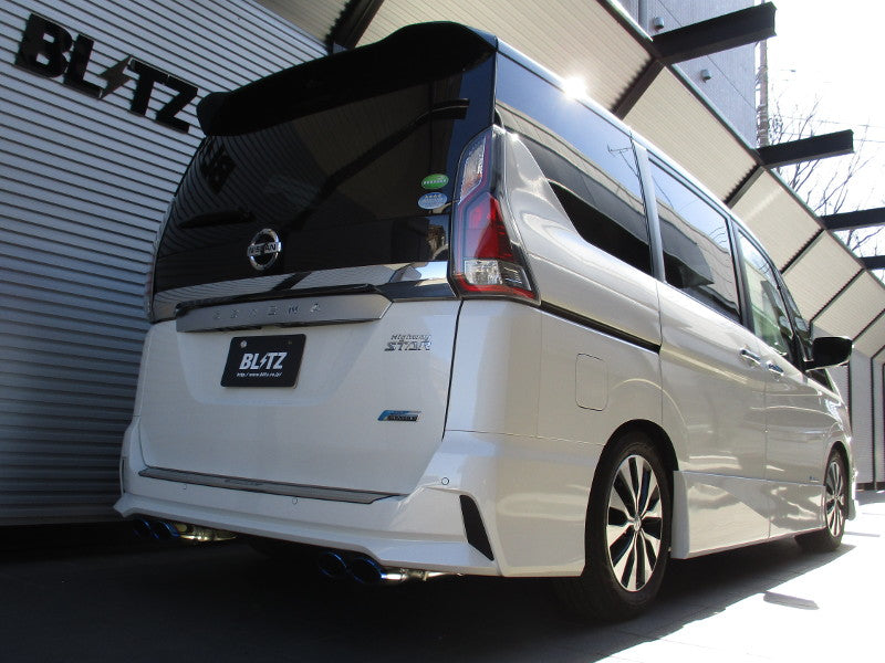 BLITZ NUR-SPEC VSR QUAD EXHAUST  For NISSAN SERENA GFC27 MR20DD 63531V